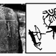 Photograph of stone carving from Burzahom.